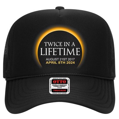 Solar Eclipse Twice In Lifetime 2024 Solar Eclipse Trucker Hat