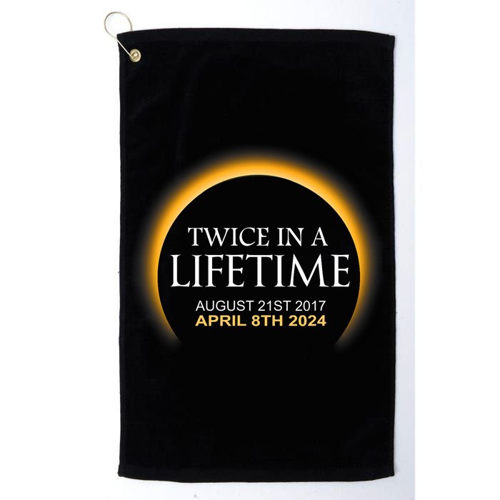Solar Eclipse Twice In Lifetime 2024 Solar Eclipse Golf Towel