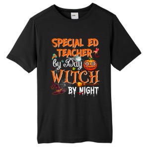 Special Ed Teacher By Day Witch By Night Great Gift Tall Fusion ChromaSoft Performance T-Shirt