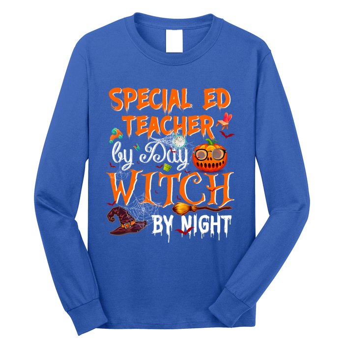 Special Ed Teacher By Day Witch By Night Great Gift Long Sleeve Shirt