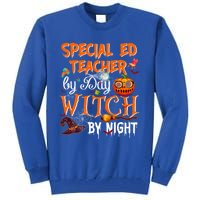 Special Ed Teacher By Day Witch By Night Great Gift Tall Sweatshirt