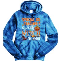 Special Ed Teacher By Day Witch By Night Great Gift Tie Dye Hoodie