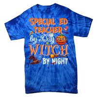 Special Ed Teacher By Day Witch By Night Great Gift Tie-Dye T-Shirt