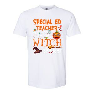 Special Ed Teacher By Day Witch By Night Great Gift Softstyle CVC T-Shirt