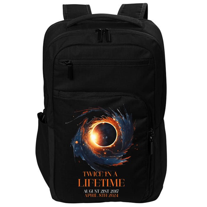 Solar Eclipse Twice In Lifetime 2024 Solar Eclipse Impact Tech Backpack