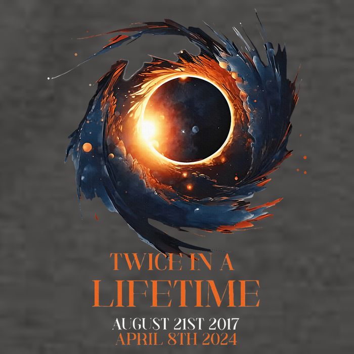 Solar Eclipse Twice In Lifetime 2024 Solar Eclipse Vector Backpack