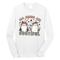 Special Education Teacher Halloween All Minds Are Bootiful Long Sleeve Shirt