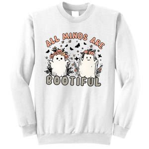 Special Education Teacher Halloween All Minds Are Bootiful Sweatshirt