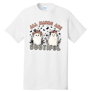 Special Education Teacher Halloween All Minds Are Bootiful Tall T-Shirt