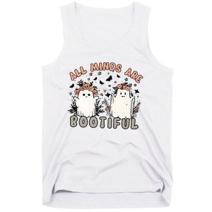 Special Education Teacher Halloween All Minds Are Bootiful Tank Top