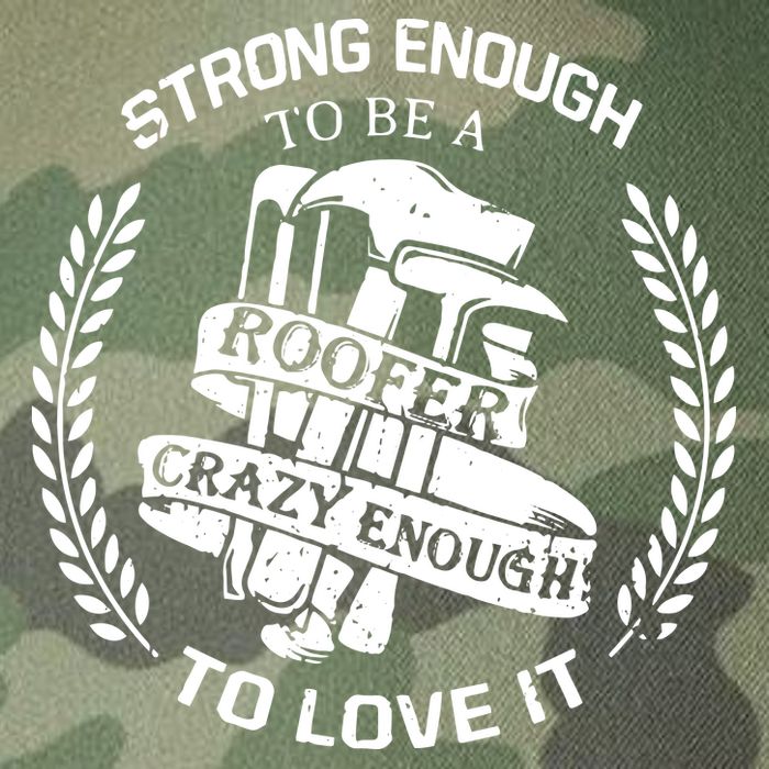 Strong Enough To Be A Roofer Crazy Enough To Love It Roofer Legacy Tie Dye Trucker Hat