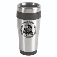 Strong Enough To Be A Roofer Crazy Enough To Love It Roofer 16oz Travel Tumbler