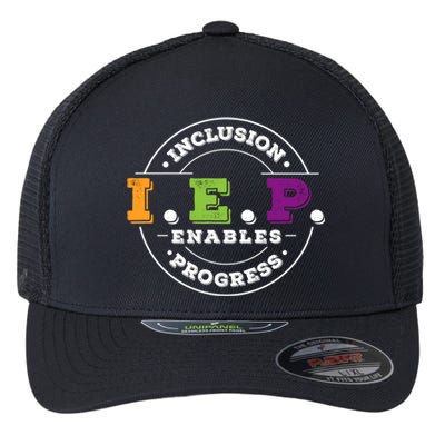 Special Ed Teacher Or Funny Special Education Teacher Gift Flexfit Unipanel Trucker Cap