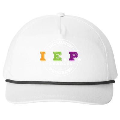 Special Ed Teacher Or Funny Special Education Teacher Gift Snapback Five-Panel Rope Hat