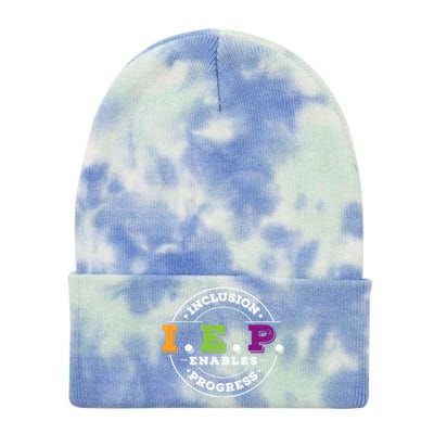 Special Ed Teacher Or Funny Special Education Teacher Gift Tie Dye 12in Knit Beanie