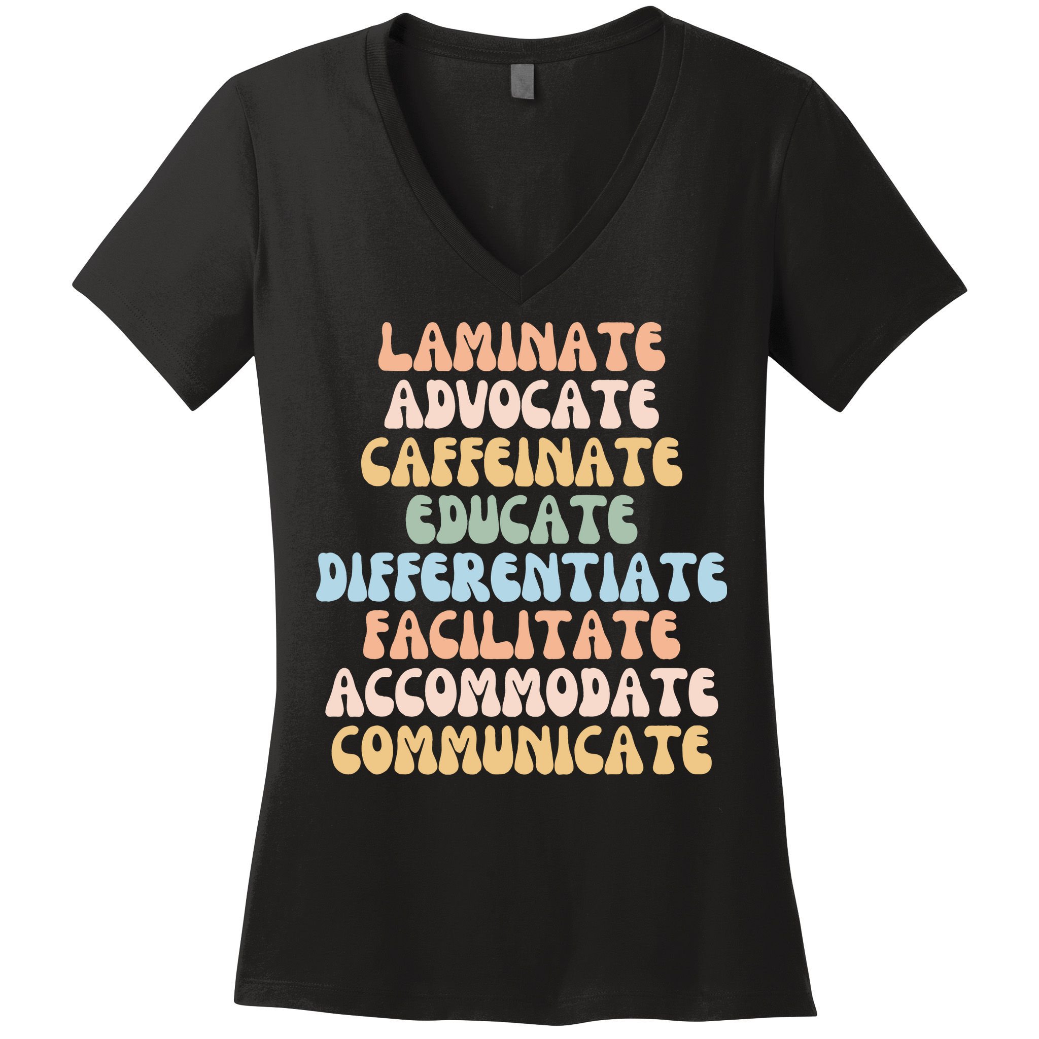 Special Education Teacher Sped Teacher Women's V-Neck T-Shirt