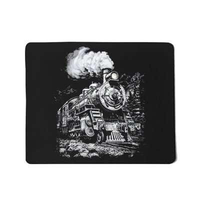 Steam Engine Train Steam Train Locomotive Vintage Train Mousepad