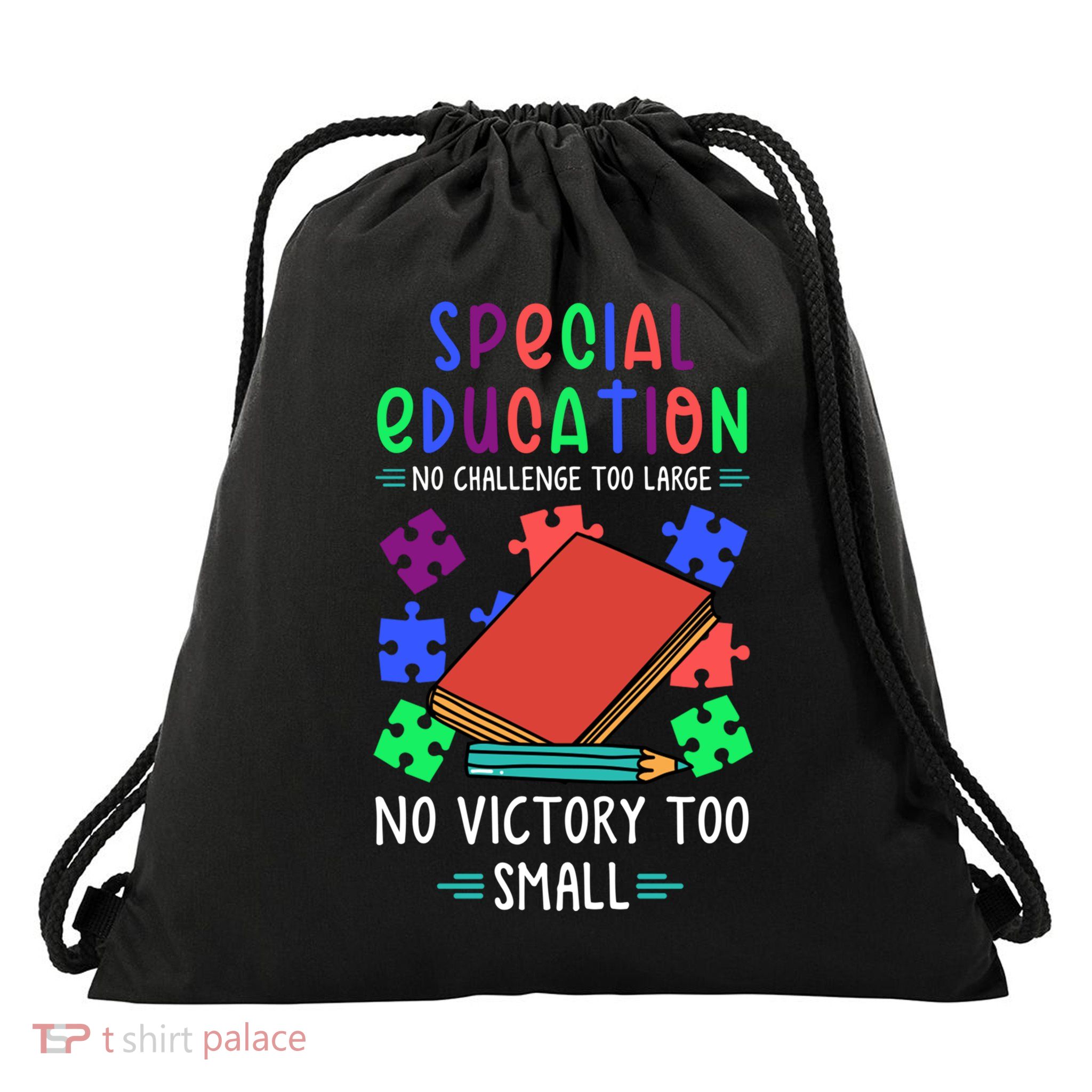 Special Ed Teacher Or Funny Special Education Teacher Funny Gift Drawstring Bag