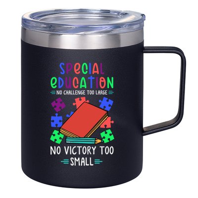 Special Ed Teacher Or Funny Special Education Teacher Funny Gift 12oz Stainless Steel Coffee Mug
