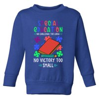 Special Ed Teacher Or Funny Special Education Teacher Funny Gift Toddler Sweatshirt