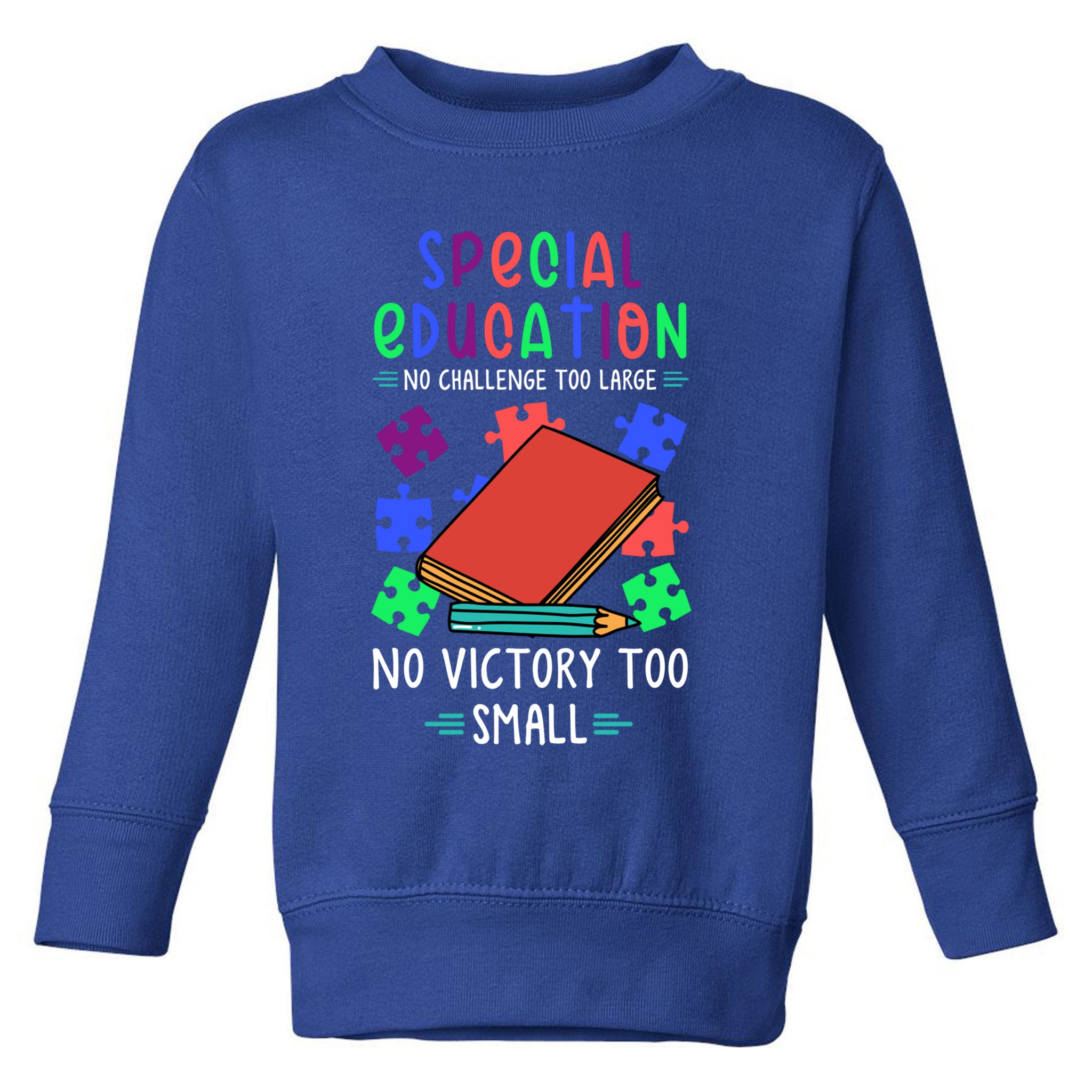 Special Ed Teacher Or Funny Special Education Teacher Funny Gift Toddler Sweatshirt