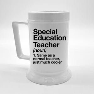 Special Education Teacher Definition Funny Back To School Beer Stein