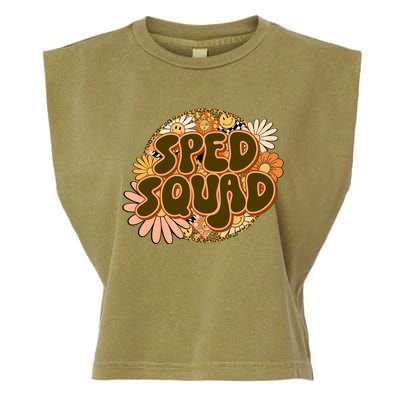 Special Education Team Sped Squad Special Garment-Dyed Women's Muscle Tee