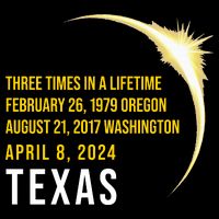 Solar Eclipse Three Times In A Lifetime 2024 Texas City Backpack