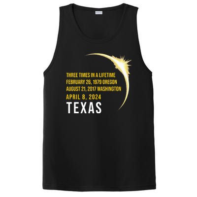 Solar Eclipse Three Times In A Lifetime 2024 Texas PosiCharge Competitor Tank