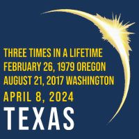 Solar Eclipse Three Times In A Lifetime 2024 Texas Mousepad