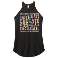 Special Education Teacher Laminate Accommodate Collaborate Women's Perfect Tri Rocker Tank