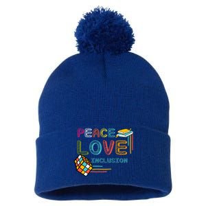 Special Education Teacher I Became A Special Ed Teacher Gift Pom Pom 12in Knit Beanie