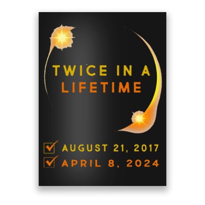 Solar Eclipse Twice In Lifetime 2024 Solar Eclipse Poster