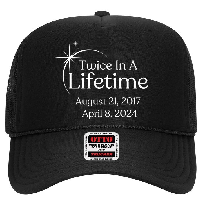Solar Eclipse Twice In Lifetime 2024 Solar Eclipse Trucker Hat