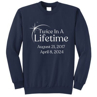 Solar Eclipse Twice In Lifetime 2024 Solar Eclipse Sweatshirt