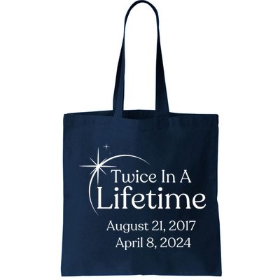 Solar Eclipse Twice In Lifetime 2024 Solar Eclipse Tote Bag