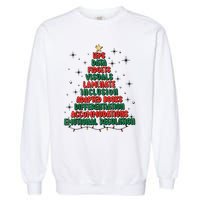 Special Ed Teacher Christmas Holiday Teacher Xmas Lights Garment-Dyed Sweatshirt