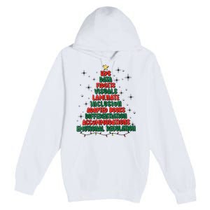 Special Ed Teacher Christmas Holiday Teacher Xmas Lights Premium Pullover Hoodie