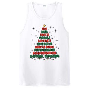 Special Ed Teacher Christmas Holiday Teacher Xmas Lights PosiCharge Competitor Tank