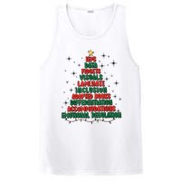 Special Ed Teacher Christmas Holiday Teacher Xmas Lights PosiCharge Competitor Tank