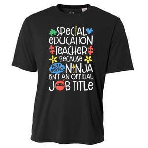 Special Education Teacher Ninja SPED Job Cooling Performance Crew T-Shirt