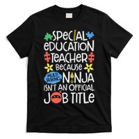 Special Education Teacher Ninja SPED Job T-Shirt