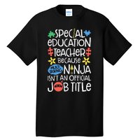 Special Education Teacher Ninja SPED Job Tall T-Shirt