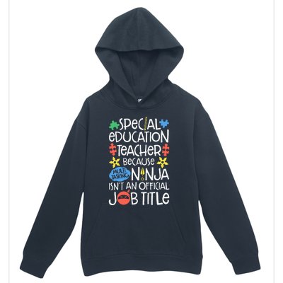 Special Education Teacher Ninja SPED Job Urban Pullover Hoodie