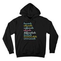 Special Education Teacher Laminate Advocate Caffeinate Tall Hoodie