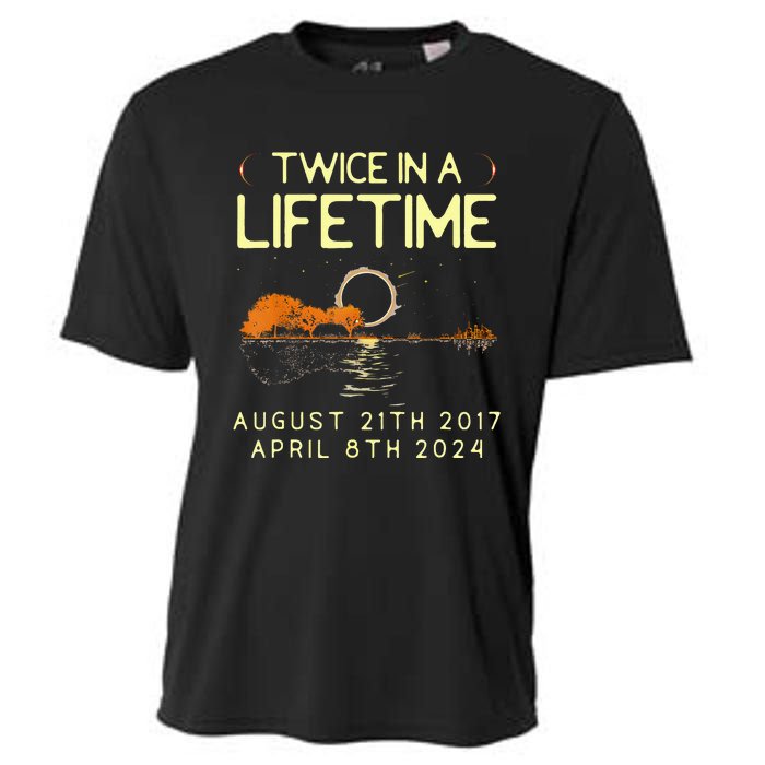 Solar Eclipse Twice In Lifetime April 08 2024 Cooling Performance Crew T-Shirt