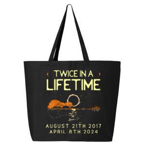 Solar Eclipse Twice In Lifetime April 08 2024 25L Jumbo Tote