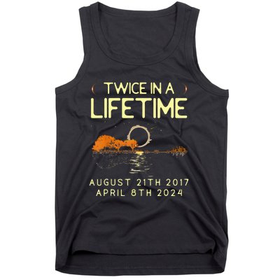 Solar Eclipse Twice In Lifetime April 08 2024 Tank Top