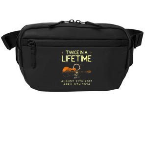 Solar Eclipse Twice In Lifetime April 08 2024 Crossbody Pack