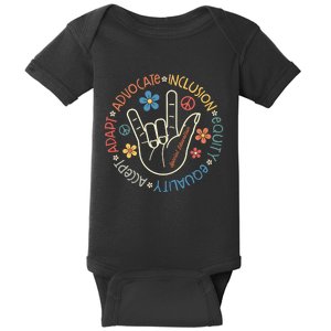 Special Education Teacher Inspirational Sped Teachers Autism Baby Bodysuit